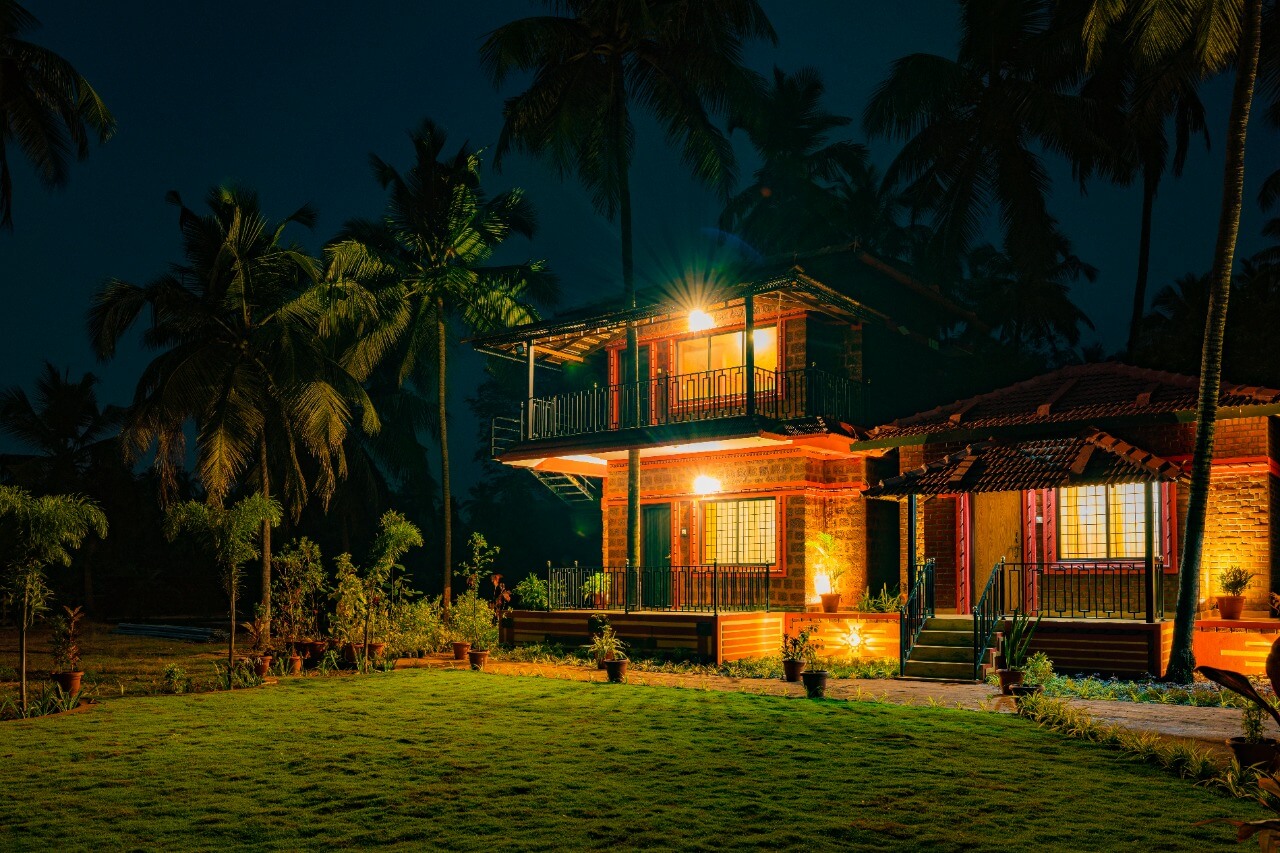 Murdeshwar resort evening cottages